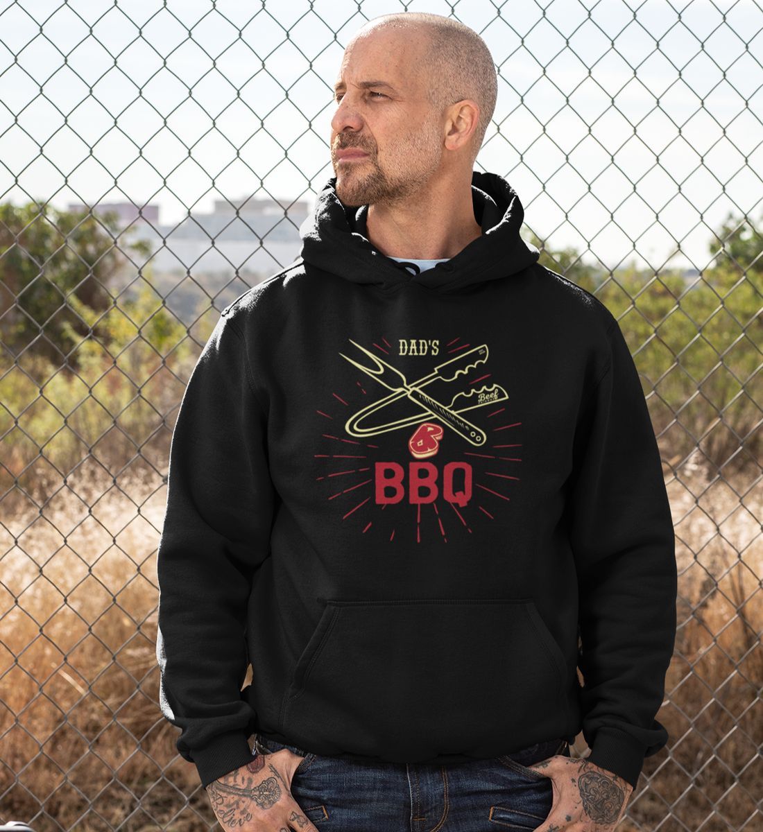 Dad´s BBQ  - Unisex Kapuzenpullover Hoodie