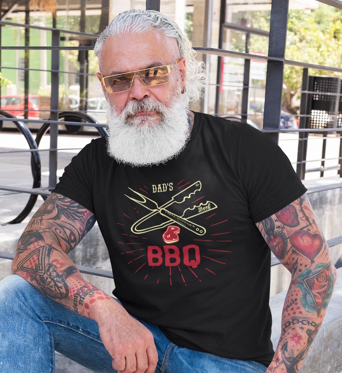 Dad´s BBQ  - Herren Premium Organic Shirt