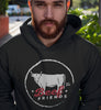 Unsere Kuh von Beef Friends Premium BBQ  - Unisex Kapuzenpullover Hoodie
